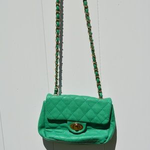 Shamrock Green Crossbody Purse (Small)